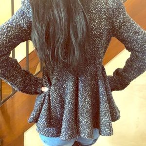 Free People flared peplum jacket